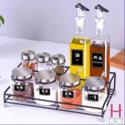 KỆ NHÀ BẾP, KỆ GIA VỊ NHÀ BẾP 1 TẦNG 3 NGĂN THÉP CARBON SƠN TĨNH ĐIỆN CHẮC