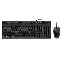 KEYBOARD &amp; MOUSE (คีย์บอร์ดและเมาส์) RAPOO COMBO SET NX1710 (BLACK)  ส่งฟรี มีบริการเก็บเงินปลายทาง #Keyboard #คีย์บอร์ด