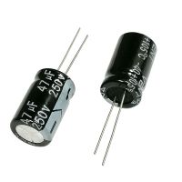 10pcs 250V47UF 13x21mm Aluminum Electrolytic Capacitor 47uf250V 250v47mf 47mf250v 250v47MFD 250wv 250vdc 250v 47uf