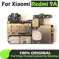 ปลดล็อกเมนบอร์ดมือถือหลักสําหรับ Xiaomi RedMi 9A 9A เมนบอร์ดพร้อมวงจรชิป Flex Cable ชิปเต็มทํางานได้ดี