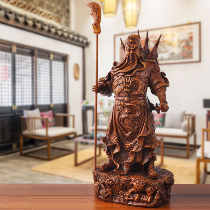 jiulong-guanyu-wu-เทพเจ้าแห่งความมั่งคั่งกวนห้องนั่งเล่น-zhaocai-ของตกแต่งบ้านเครื่องประดับกวนกงรูปปั้นนมัสการพระพุทธรูป