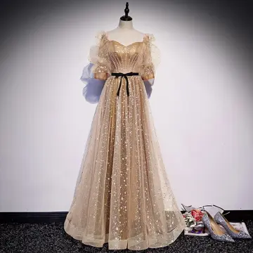 Gold color Modest Evening Dress Modest Evening Dress - Shop Women's Modest  Evening Dress | Modanisa