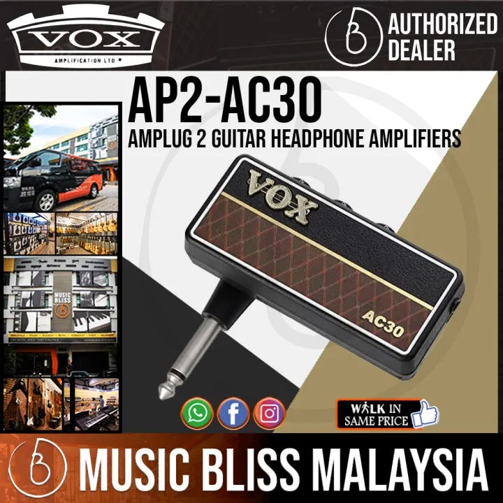 Vox amPlug 2 AC30 Guitar Headphone Amplifiers (amPlug2 / AP2-AC30