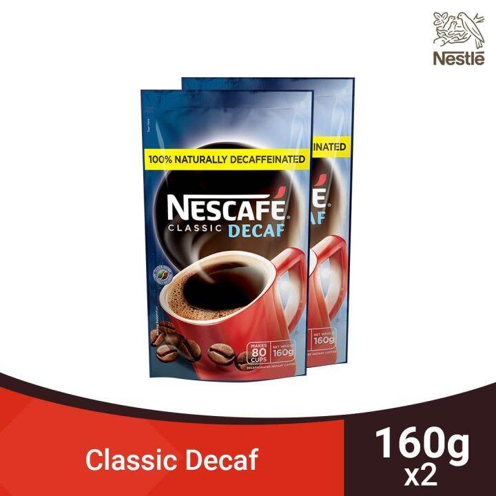 NESCAFE Classic Decaf Instant Coffee 160g Pack of 2 Lazada PH