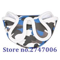 Blue Camouflage Golf Mid Mallet Putter Head Cover Small Mallet Cover With Magnetic Closure for Center Shafts