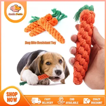 CARROT TUG ROPE INTERACTIVE DOG TOY