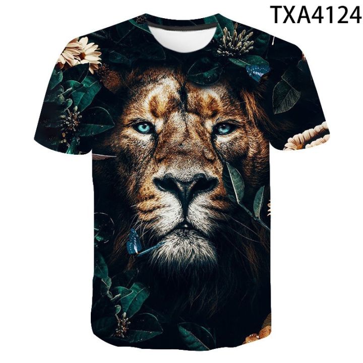 3d-printed-lion-pattern-summer-mens-short-sleeve-3d-t-shirt-comfortable-and-breathable-8