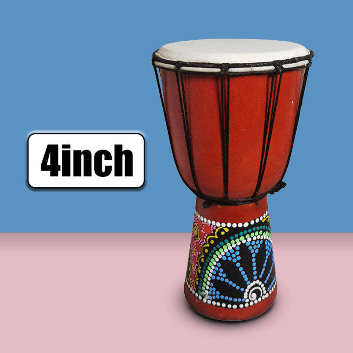 15cm Djembe Drum West African Bongo Drum 4 Inch Percussion Double
