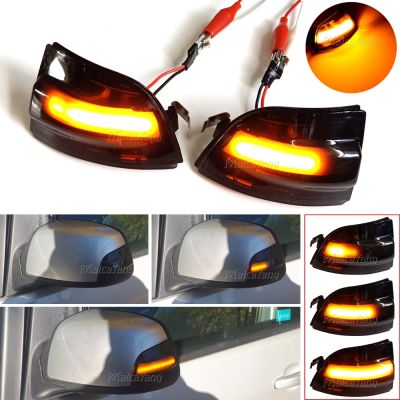 ™✢✠ 2 Pieces Dynamic Turn Signal Light Car Rear View Mirror LED Indicator Blinker For FORD Focus 2 MK2 2004 - 2008 C-MAX Car Styling