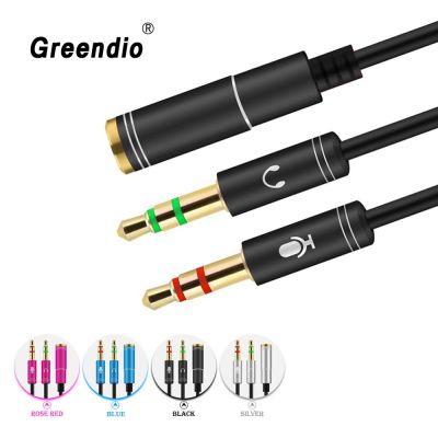 Cable Female Jack Male Mic Headphones Jack Splitter Audio Mic Extension - Splitter - Aliexpress