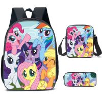 โพนี่ My Little กระเป๋านักเรียนกระเป๋าเป้สะพายหลังกระเป๋าเป้นักเรียน Backpacks