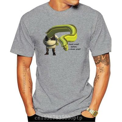 Cool Men T Shirt Funny Tshirt Shrek Yourself Before You Wreck Yourself Shirt Customized Printed Tshirt