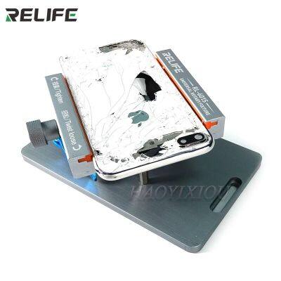 RELIFE RL-601S 360 ° หมุน Universal FIXTURE ประสิทธิภาพสูงโทรศัพท์มือถือฝาหลังแก้วกำจัดเครื่องมือหนีบ