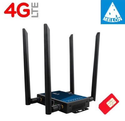 4G Router 4 Dtachble Antennas SMA Port SIM CARD Slot Essy Setup Plug &amp; Play ,Fast and Stable