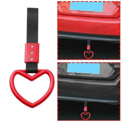 Nylon Strap Car Tow Ring Handle Strap Charm Round JDM Drift Bus Ring Handle Strap Train Charm Toy Car Tsurikawa Subway Styling X8E3