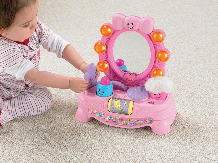 นำเข้า-โต๊ะกระจก-fisher-price-laugh-amp-learn-magical-musical-mirror-ราคา-3-590-บาท