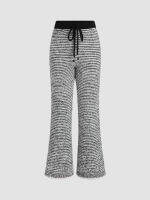 Cider Thermal Striped Knotted Knitted Lounge Pants