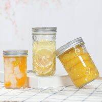 【CW】♕◆  Jars Glass Bottle with Lids for Prep Food Storage Canning Preserving Drinking Overnight Oats Projects