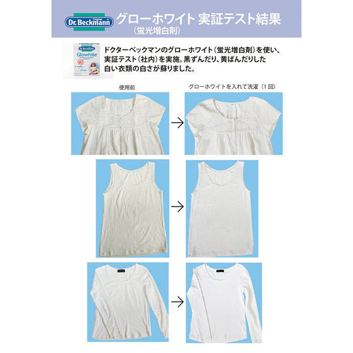 Dr. Beckmann Glowhite with Stain Remover Maintains Whiteness 3 inWash
