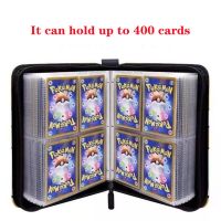 New 200-400 Pcs Pikachu Photo Album Notebook Pokemon Playing Card Map Display Binder GX VMAX Letters Protector Cards Book Folder