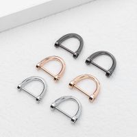 【CW】 1Pc D Buckle Detachable Clasp Screw Leather Accessories Metal Shoulder Webbing Handle