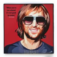 David Guetta เดวิด เกตตา DJ producer ดีเจ EDM เพลง Music ดนตรี รูปภาพ​ติด​ผนัง​ pop art พร้อมกรอบและที่แขวน ของขวัญ​ แต่งบ้าน