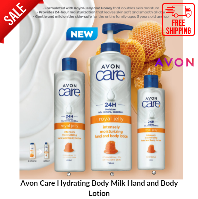Avon Care Royal Jelly Hand & Body Lotion Moisturizing Lotion for