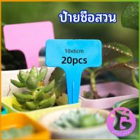 Thai Dee ป้ายพลาสติก mini ป้ายชื่อแคคตัส ป้ายชื่อสวน ป้ายไม้ดอกไม้ garden label