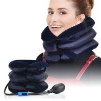 Neck Stretcher Inflatable Air Neck Traction Apparatus Device Soft Neck Cervical Collar Pillow