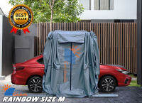 เต็นท์พับได้ เต็นท์จอดรถ โรงจอดรถสำเร็จรูป CARSBRELLA รุ่น RAINBOW SIZE M เหมาะสำหรับรถที่มีขนาดเล็ก - กลาง