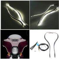 【ใหม่】รถจักรยานยนต์ LED Fairing Trim Light สำหรับ Harley Electra Glide Street Glide CVO Ultra Limited 2014-2018