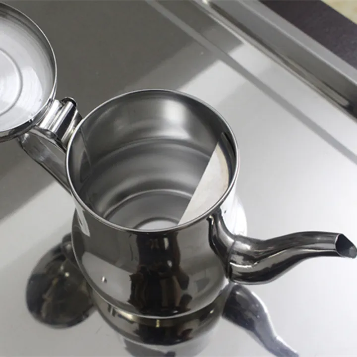 Stainless steel kettle restaurant stainless steel teapot Tik Tok oil