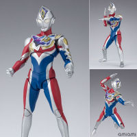 Bandai Original Shfiguarts Ultraman Decker Flash Type Joints Movable Action Anime Figures Collection ของเล่นสำหรับ Children888