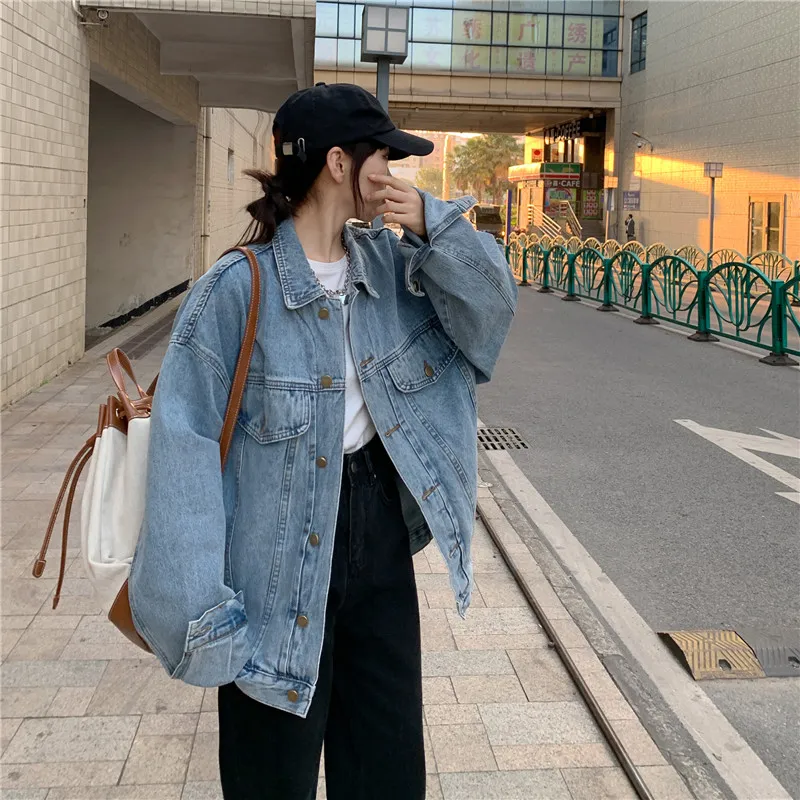 Aggregate 134+ oversized boyfriend denim jacket - dedaotaonec