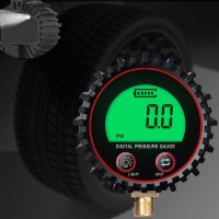 Digital Gas Pressure Gauge with M11 Screw Thread Connector &amp; Rubber Protector Rang to 255psi Accuracy 1