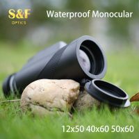 ZZOOI Hot Sale Waterproof Outdoor Telescope 12x50 Monocular with Tripod for Smartphone