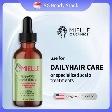 Mielle Organics Rosemary Mint Scalp Hair Strengthening Oil Nourishing  Treatment for Split Ends and Dry Suitable for All Hair59ml