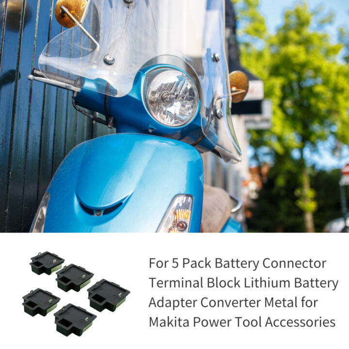 For 5 Pack Battery Connector Terminal Block Lithium Battery Adapter