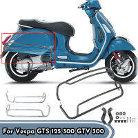 AMARK กรอบ Crash Bar Falling Protector สำหรับ Vespa GTS 125 300 GTV 300 2007 2008 2009 2010 2011 2012 2013 2014 2015 2016 2017 2018 2019 2020 2021 2022 Highway ป้องกันเครื่องยนต์กันชน