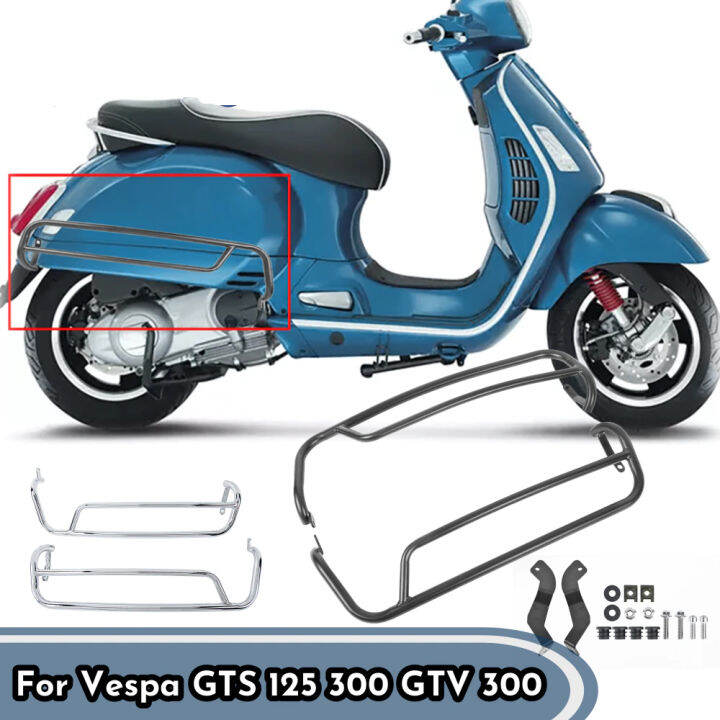AMARK กรอบ Crash Bar Falling Protector สำหรับ Vespa GTS 125 300 GTV 300
