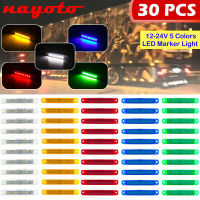 30ชิ้น9 SMD LED 12โวลต์24โวลต์ภายนอกด้านหลังเครื่องหมายด้านข้างแสงโปรโมชั่นเตือนไฟท้ายรถยนต์รถบัสรถพ่วงรถบรรทุกรถบรรทุกตัวบ่งชี้โคมไฟ