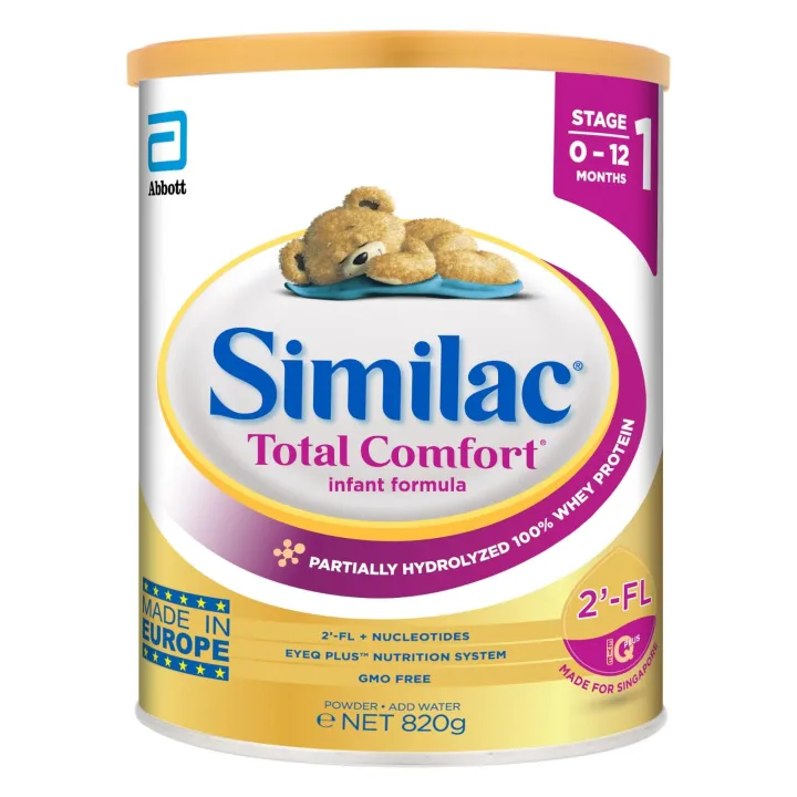Similac Total Comfort Stage 1 Baby Milk Powder Formula 2'-FL 820g (upto 6 months)