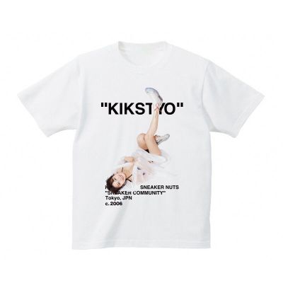 KIKS TYO เสื้อยืดแขนสั้น เสื้อยืดลำรอ นิยม การ์ตู เสื้อยืดแขนสั้น เสื้อยืดผู้ชาย HLDP