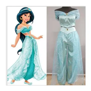 Disney Dress Aladdin Princess Dress Jasmine Costume Adult SIZE 