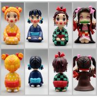 HOT!!!◐ pdh711 Demon Slayer GK Tanjirou Zenitsu change head Anime Action Figure Toys Model Dolls