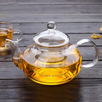 กาน้ำชา กาน้ำชาแก้วใส กาน้ำชาจีน กาน้ำชา กาชงชา กาชงชาจีน กาชงชาดอกไม้ กาชงชามีที่กรองชา กาชงชาแบบแก้ว  Tea Pot Glass Teapot