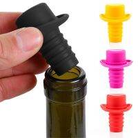 Silicone Bottle Stopper For Bottles Cap Cork Pourer Stopper Silicone Caps Cute Top Hat Fresh-keeping Gel Cork Bar