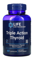 LIFE EXTENSION Triple Action Thyroid / 60 Capsules