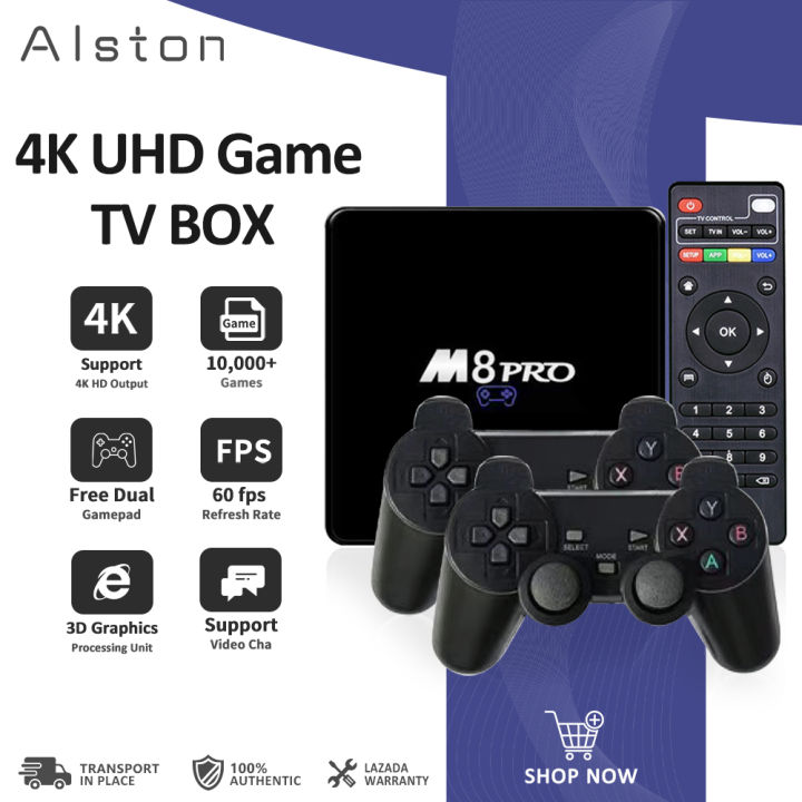 M8 PRO 5G 4K 8+128G Original Android Ultra HD TV Box 4K 10000 Games Video  Game Console TV Box