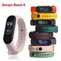 ✔♤♂ Smart Band 6 For Android IOS My Band 6 Globle Version Fitness Bracelet For Mi Band 6 Spanish French Heart Rate Blood Pressure Cl